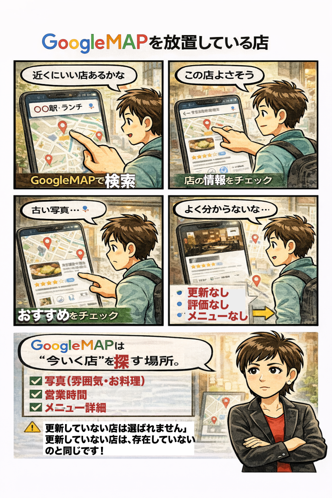 【GoogleMAPは、更新していますか】