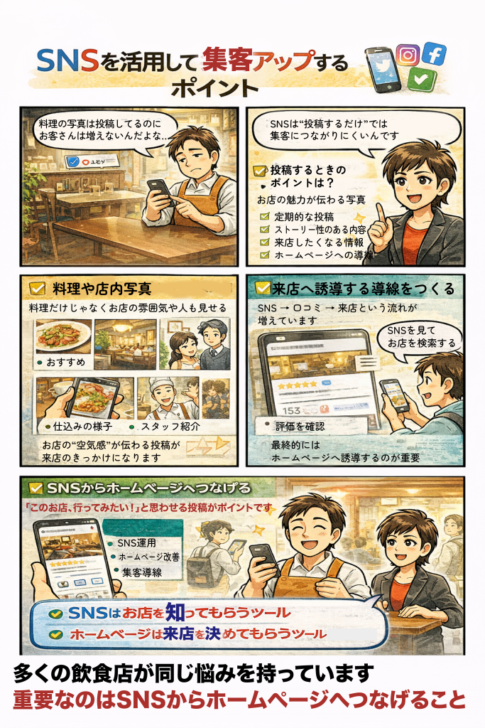 【SNSを活用した集客】