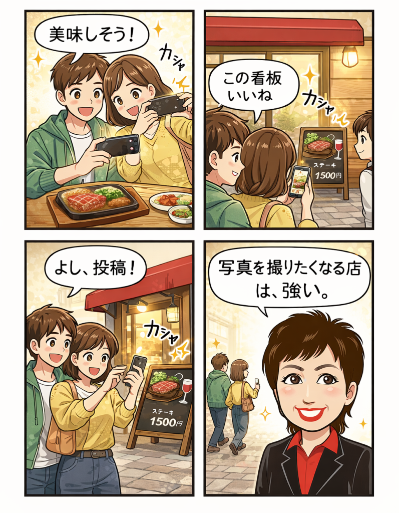【写真を撮られる店は強い】